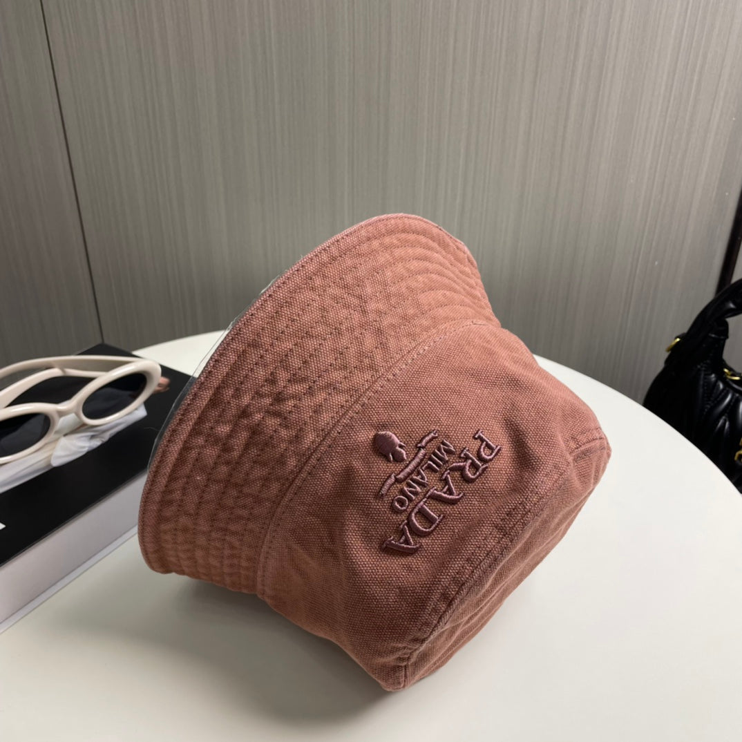 Triangle embroidered monogrammed fisherman's hat