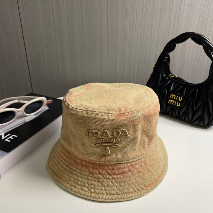 Triangle embroidered monogrammed fisherman's hat