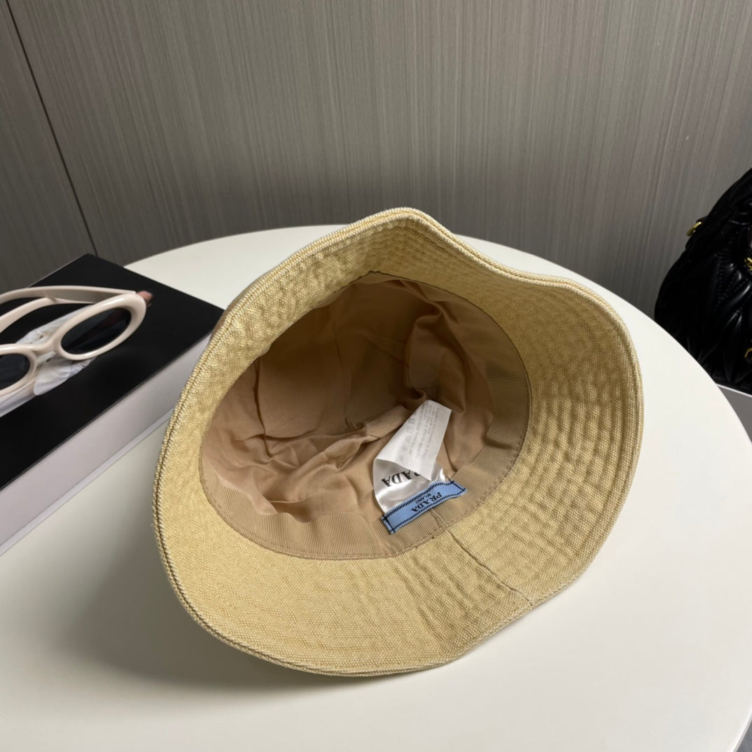 Triangle embroidered monogrammed fisherman's hat