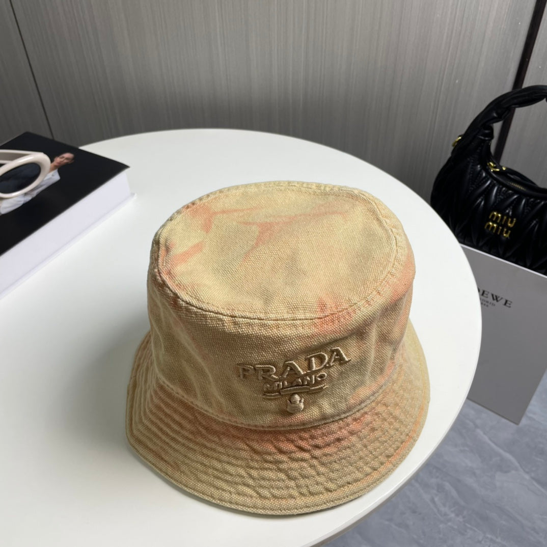 Triangle embroidered monogrammed fisherman's hat