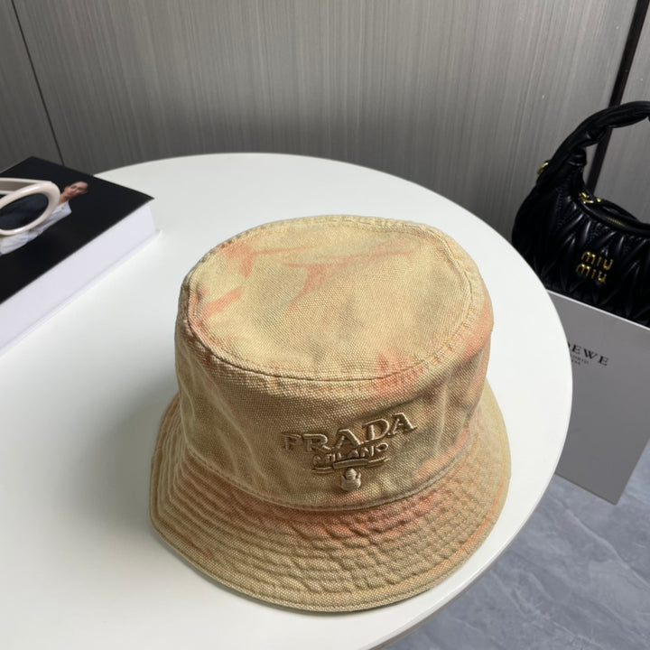 Triangle embroidered monogrammed fisherman's hat
