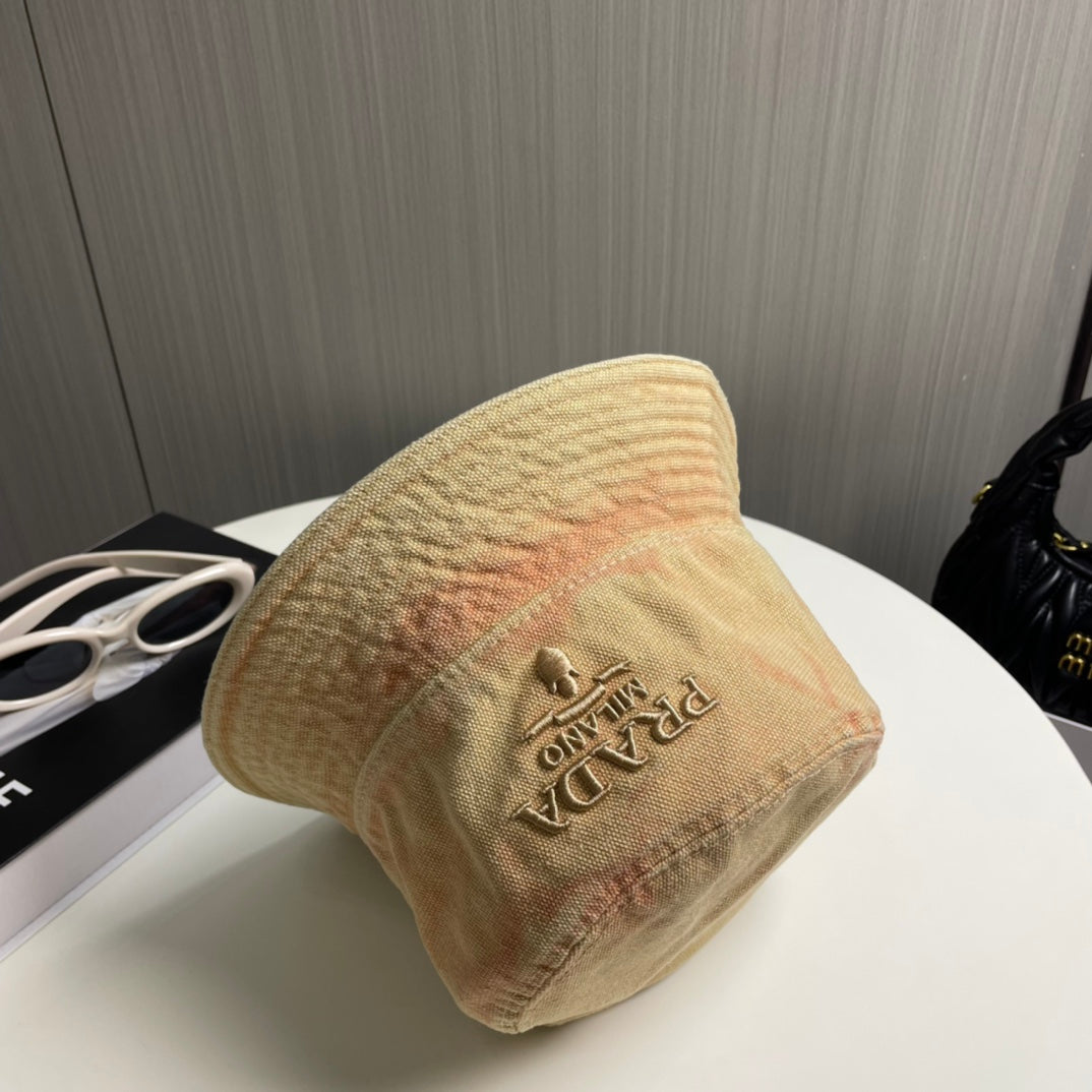 Triangle embroidered monogrammed fisherman's hat