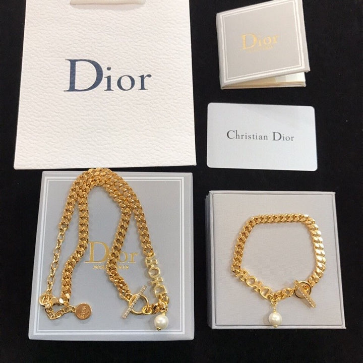 Luxury CD Brass Necklace