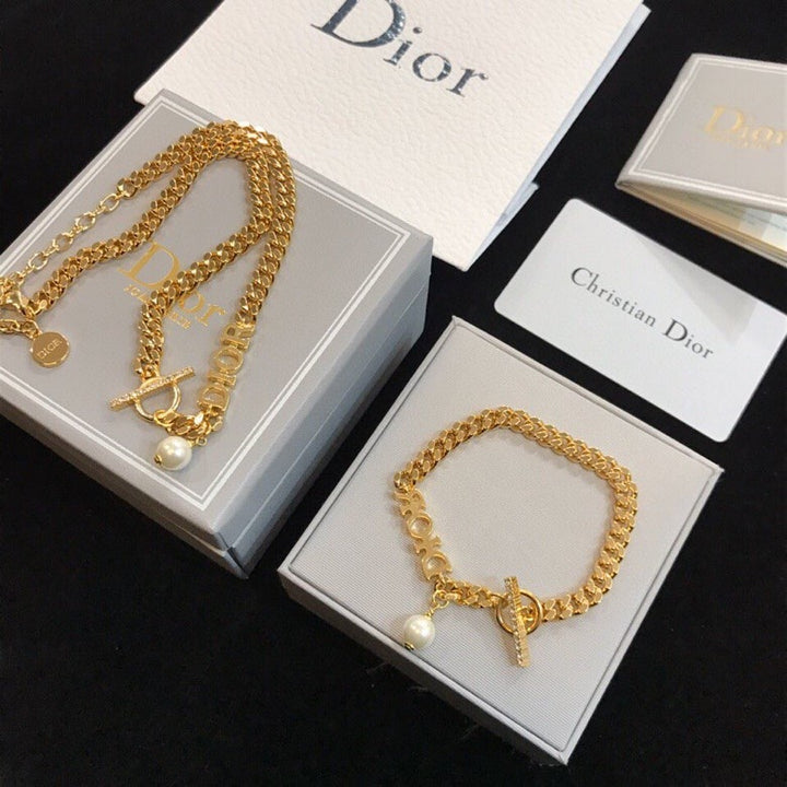 Luxury CD Brass Necklace