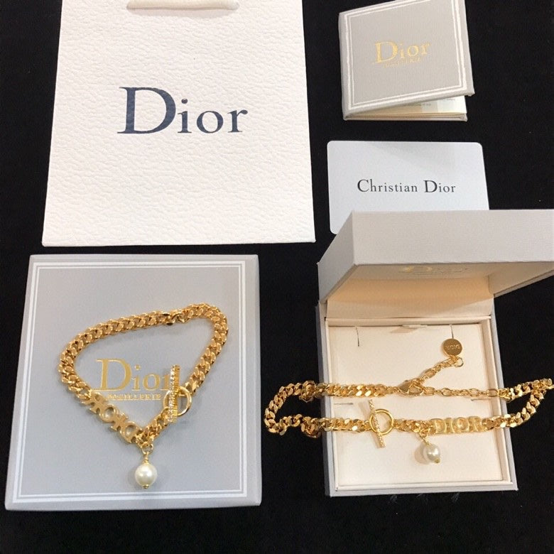 Luxury CD Brass Necklace