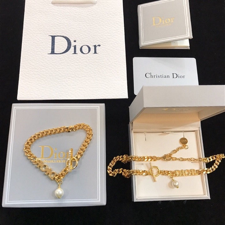 Luxury CD Brass Necklace