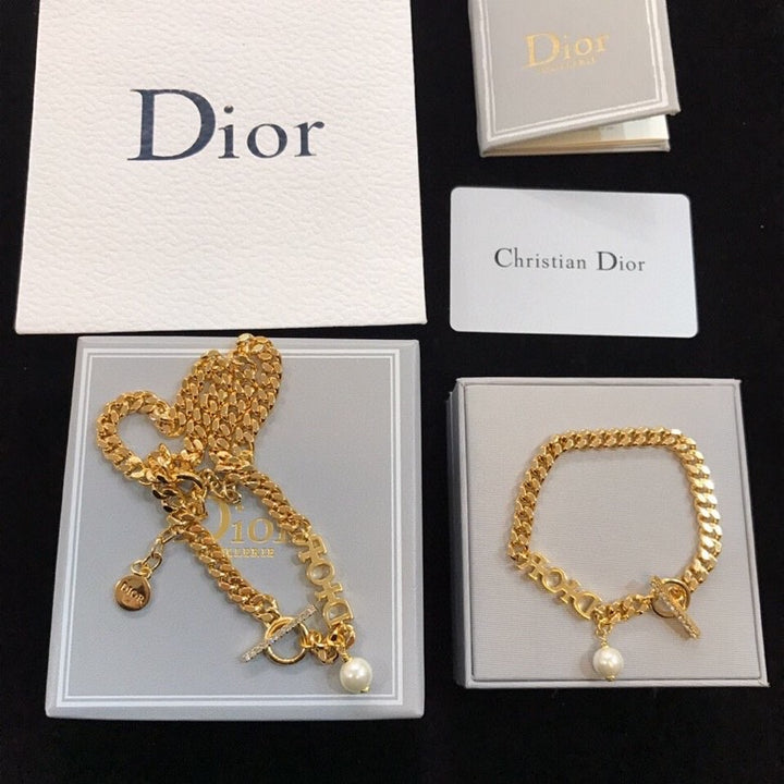 Luxury CD Brass Necklace