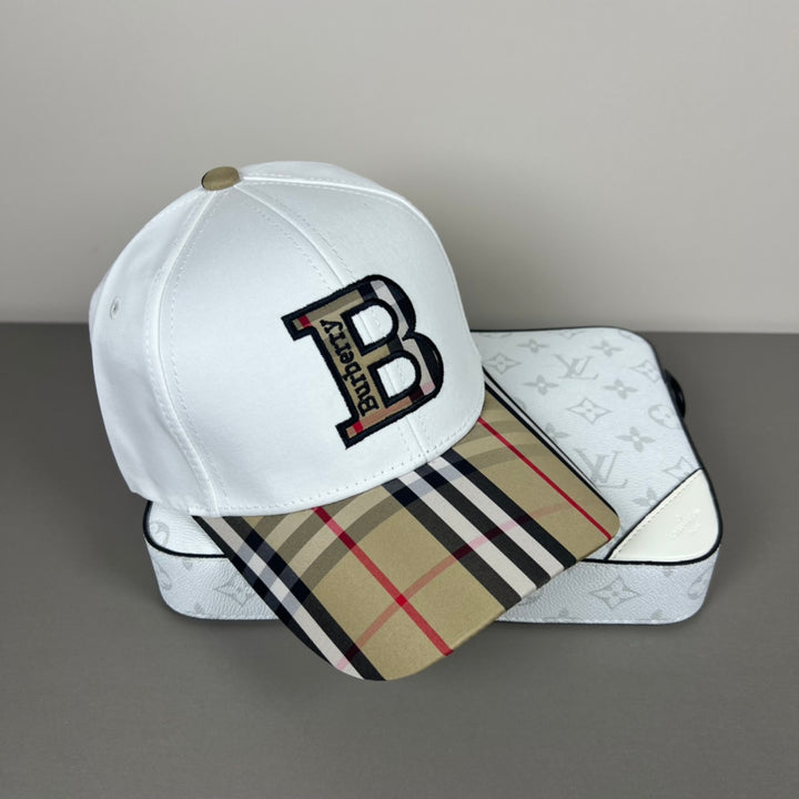 Inspired Plaid - Trimmed Baseball Cap