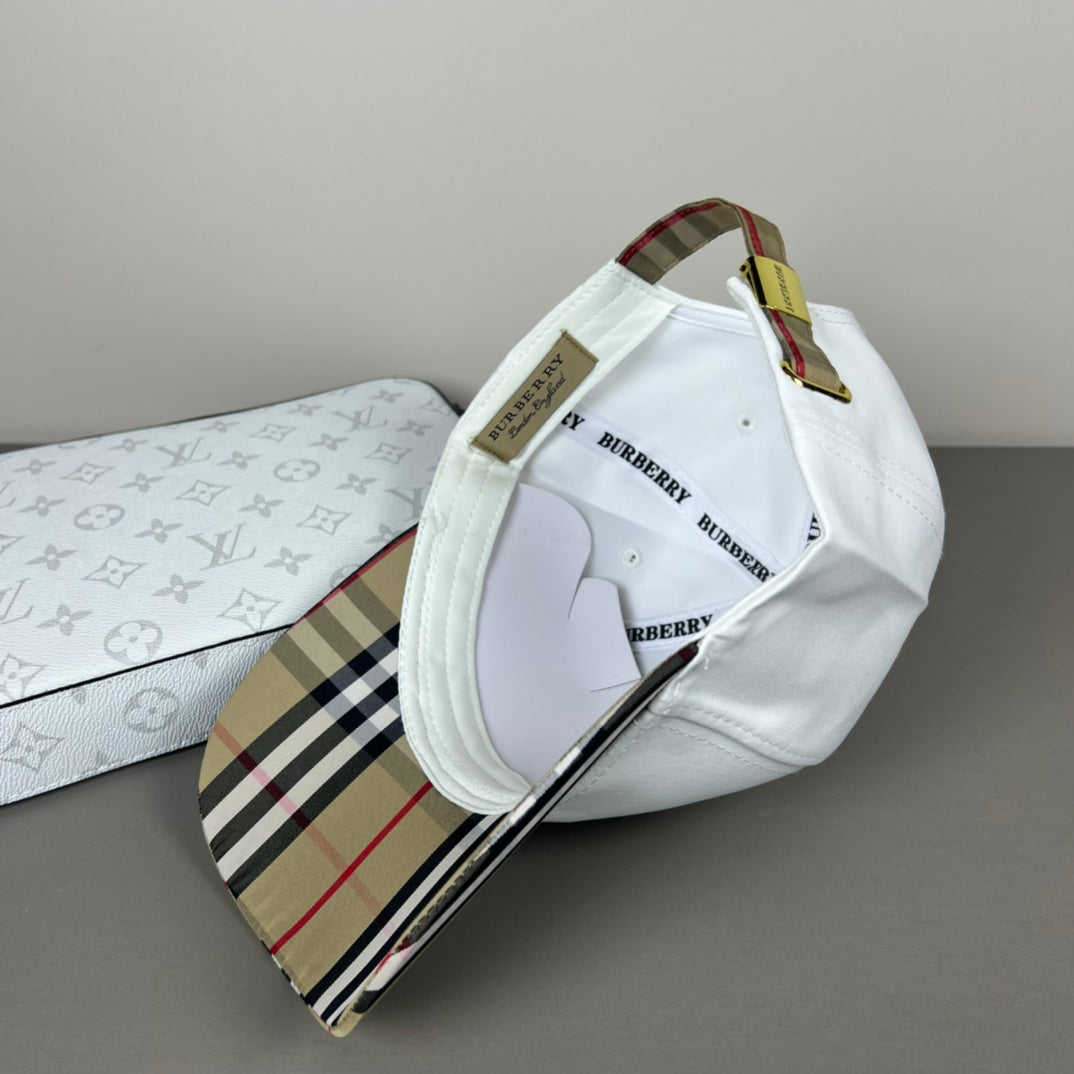 Inspired Plaid - Trimmed Baseball Cap