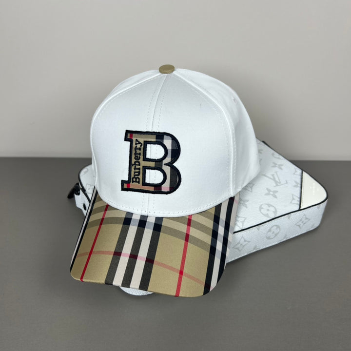 Inspired Plaid - Trimmed Baseball Cap