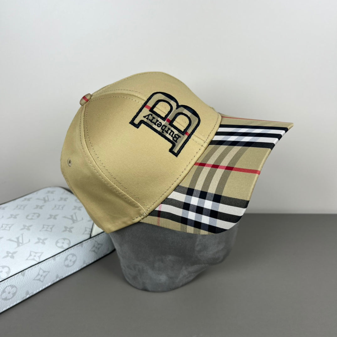 Inspired Plaid - Trimmed Baseball Cap