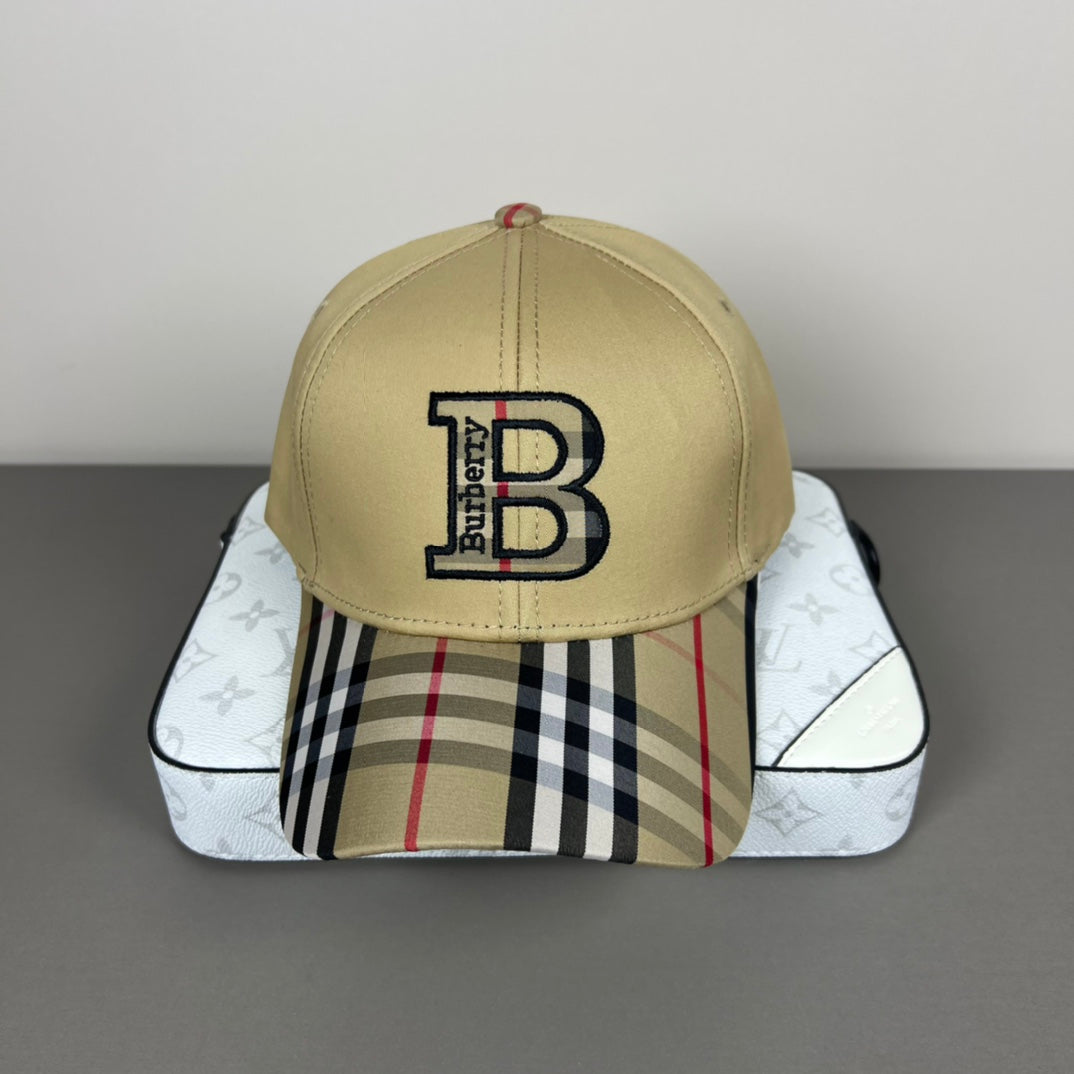 Inspired Plaid - Trimmed Baseball Cap