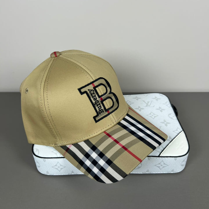 Inspired Plaid - Trimmed Baseball Cap