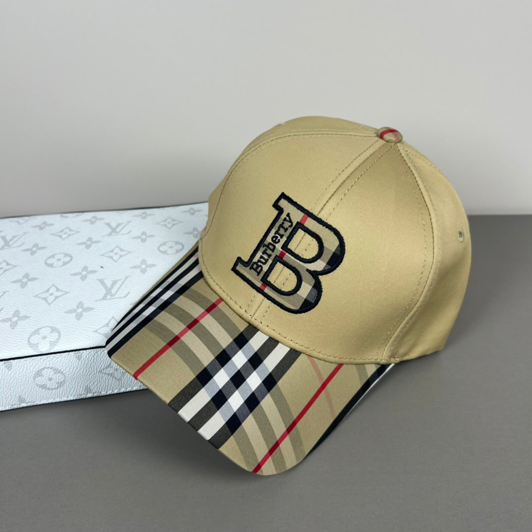 Inspired Plaid - Trimmed Baseball Cap