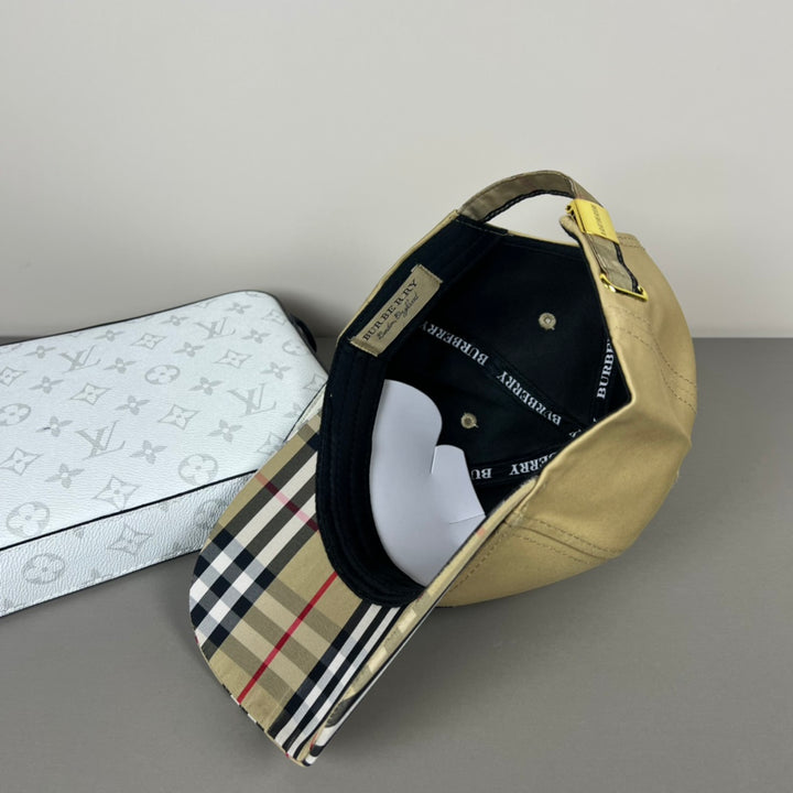 Inspired Plaid - Trimmed Baseball Cap