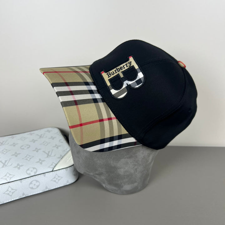 Inspired Plaid - Trimmed Baseball Cap