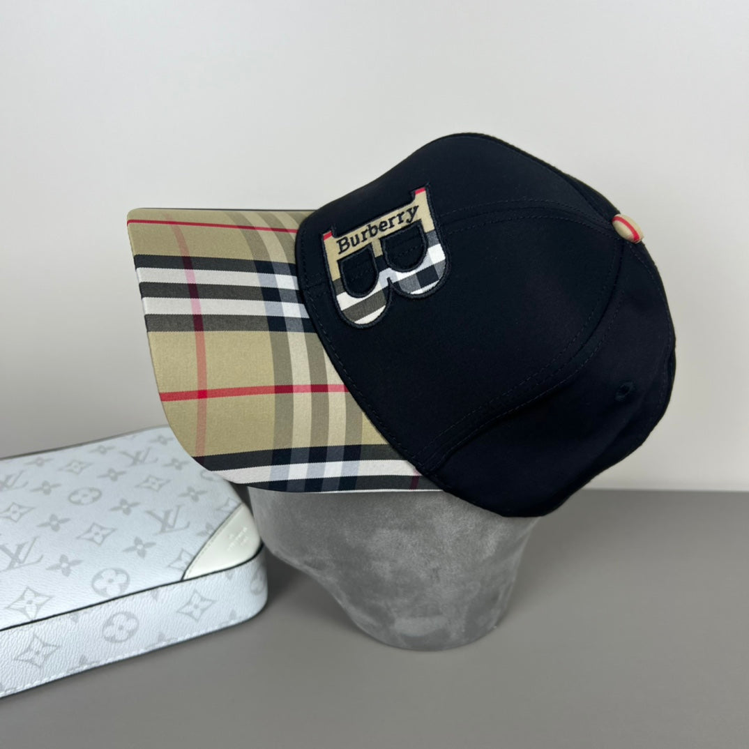 Inspired Plaid - Trimmed Baseball Cap