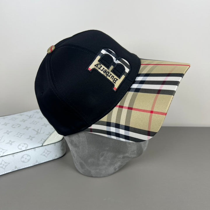 Inspired Plaid - Trimmed Baseball Cap