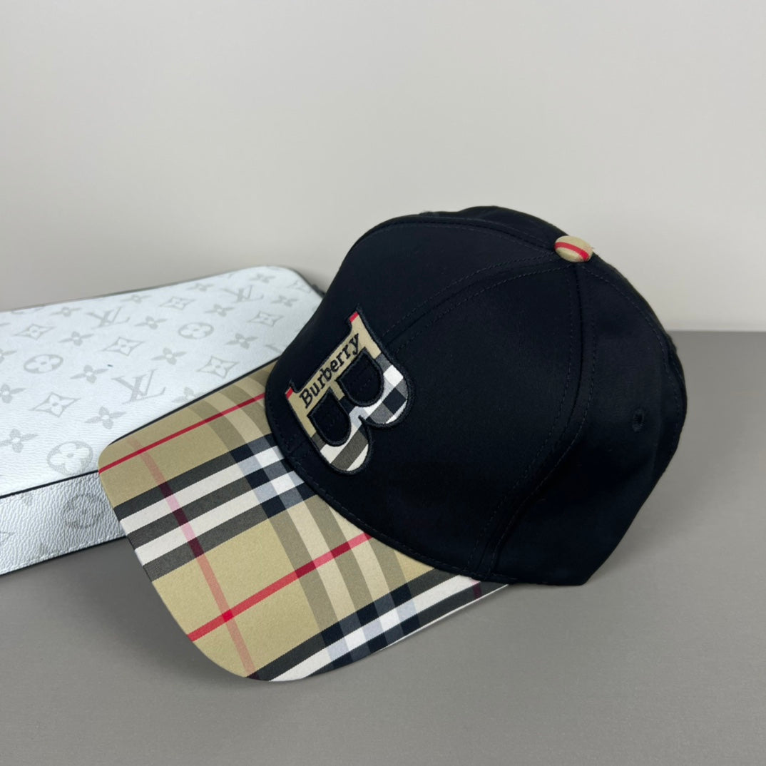 Inspired Plaid - Trimmed Baseball Cap