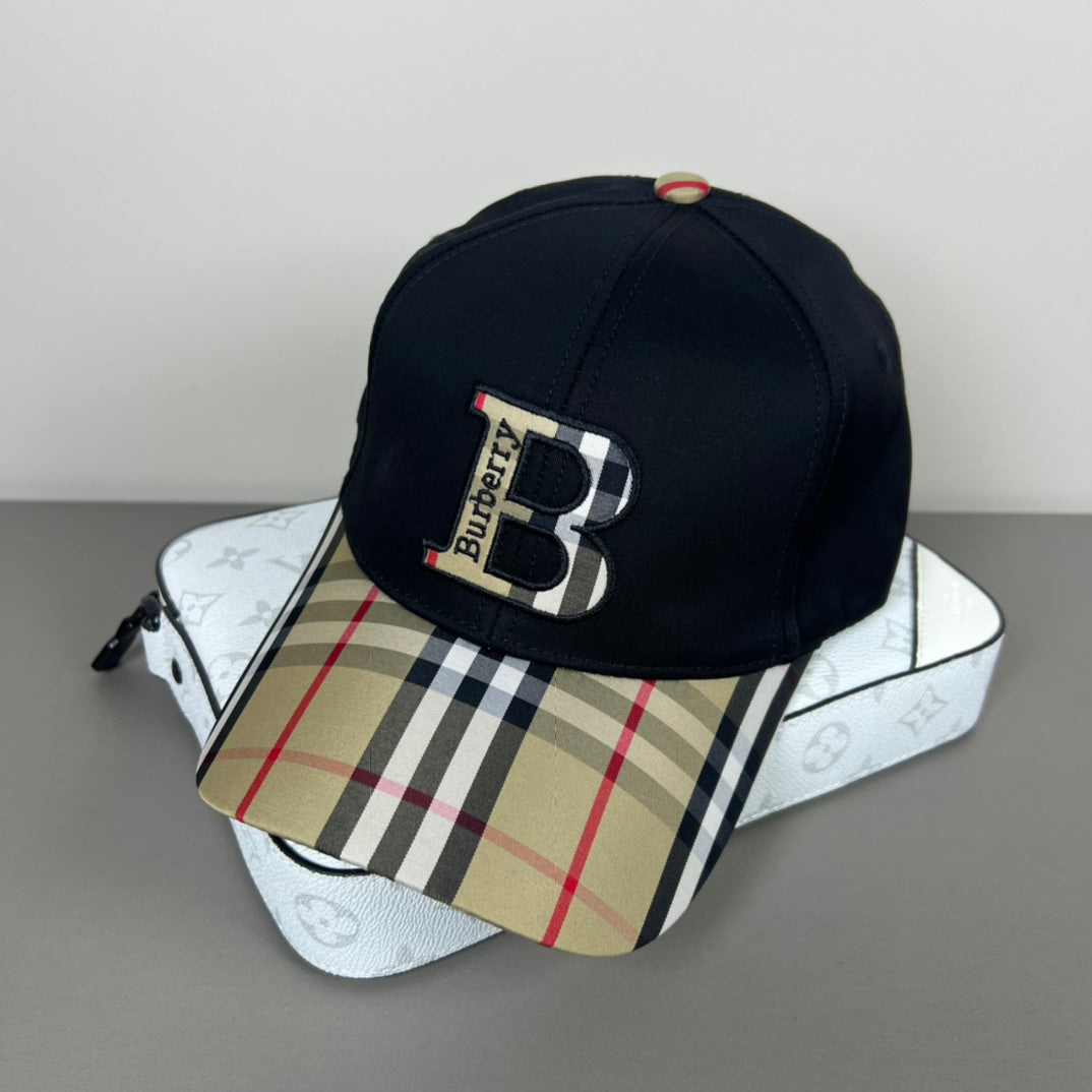 Inspired Plaid - Trimmed Baseball Cap