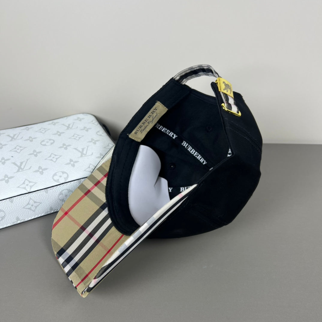 Inspired Plaid - Trimmed Baseball Cap