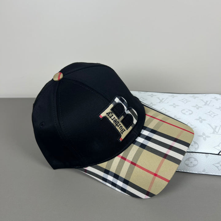 Inspired Plaid - Trimmed Baseball Cap