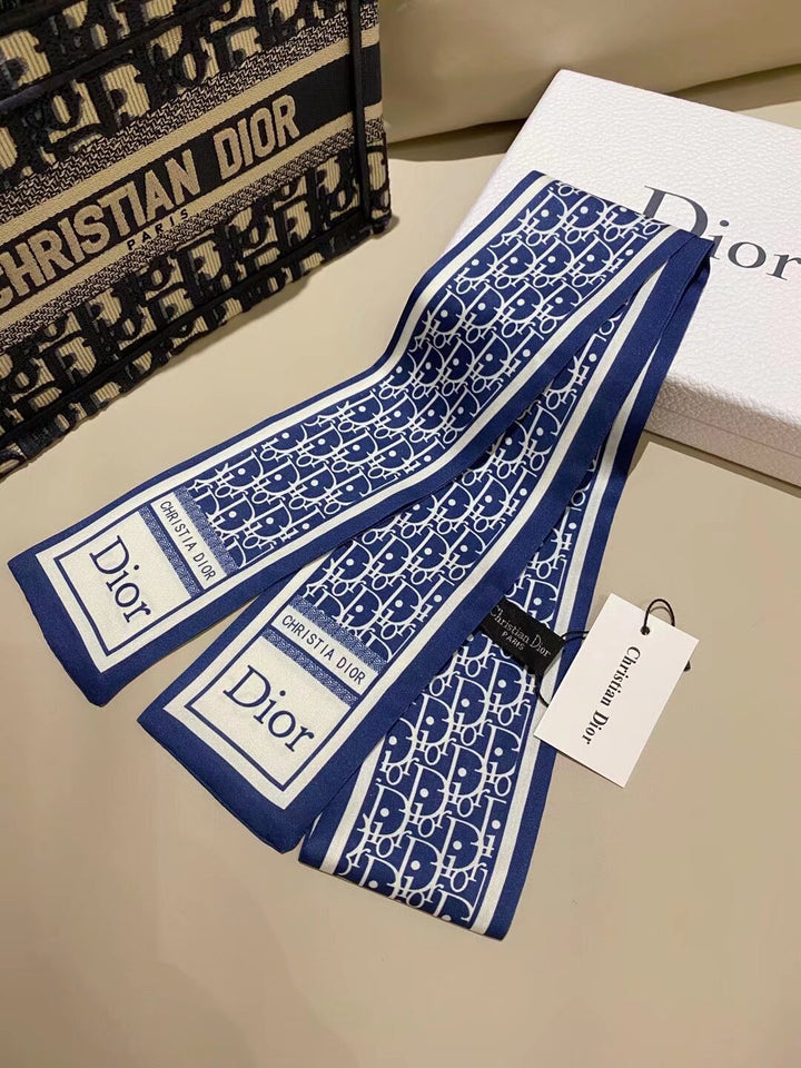 Exquisite CD double layer silk neckerchief