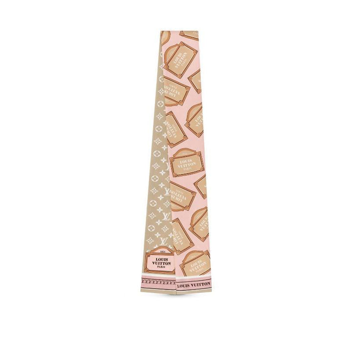 Exquisite old flowers double layer silk neckerchief