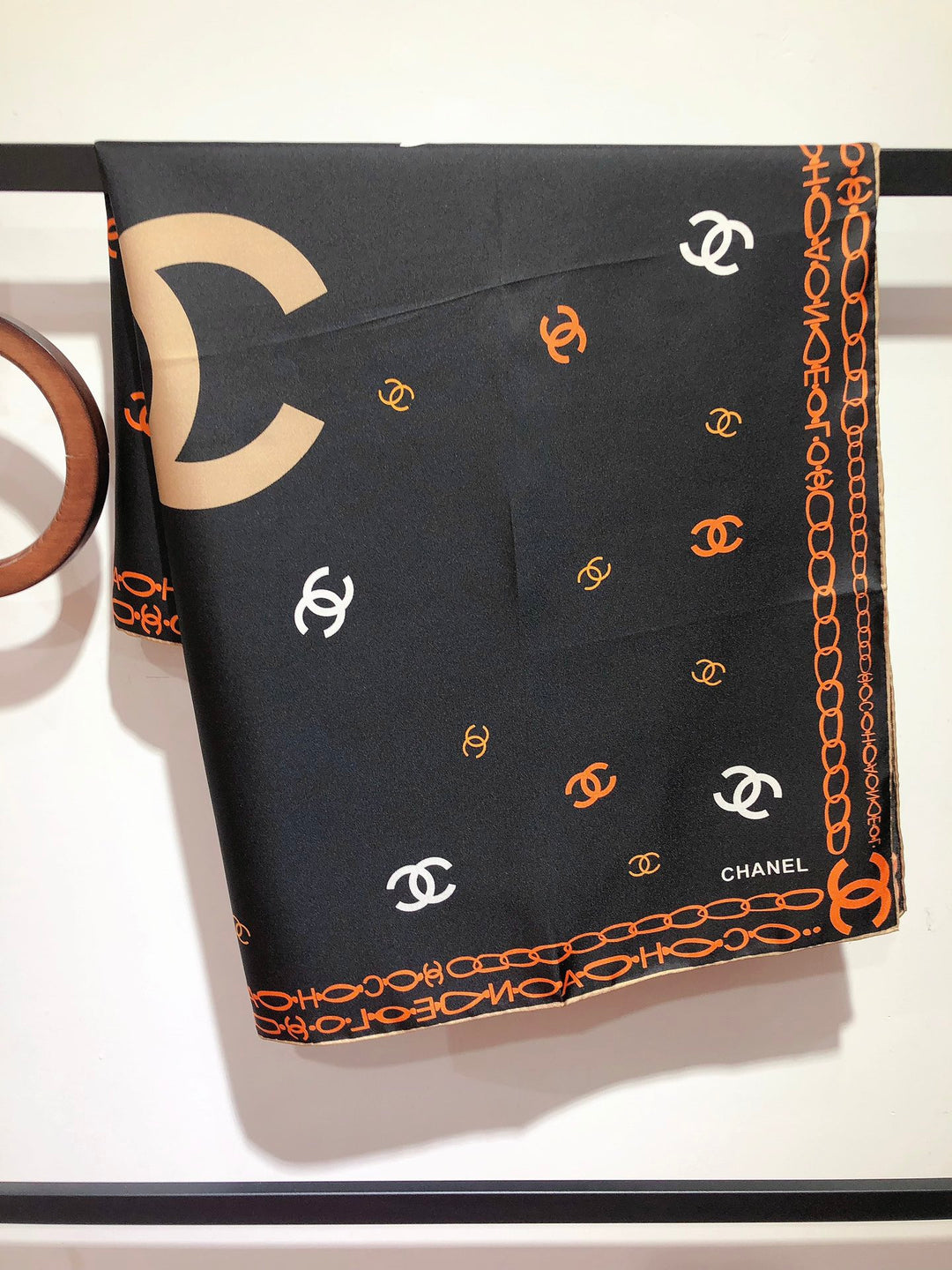 3 Color Monogrammed Fantasy Scarf