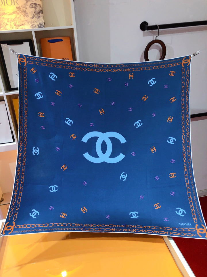 3 Color Monogrammed Fantasy Scarf