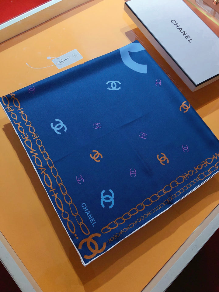 3 Color Monogrammed Fantasy Scarf