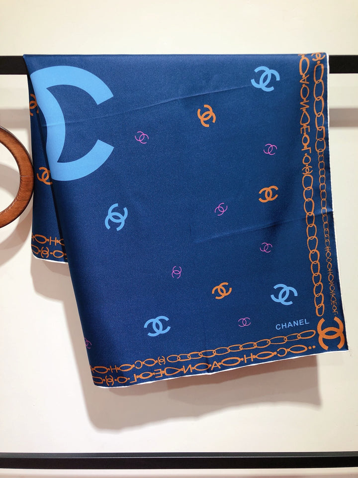3 Color Monogrammed Fantasy Scarf