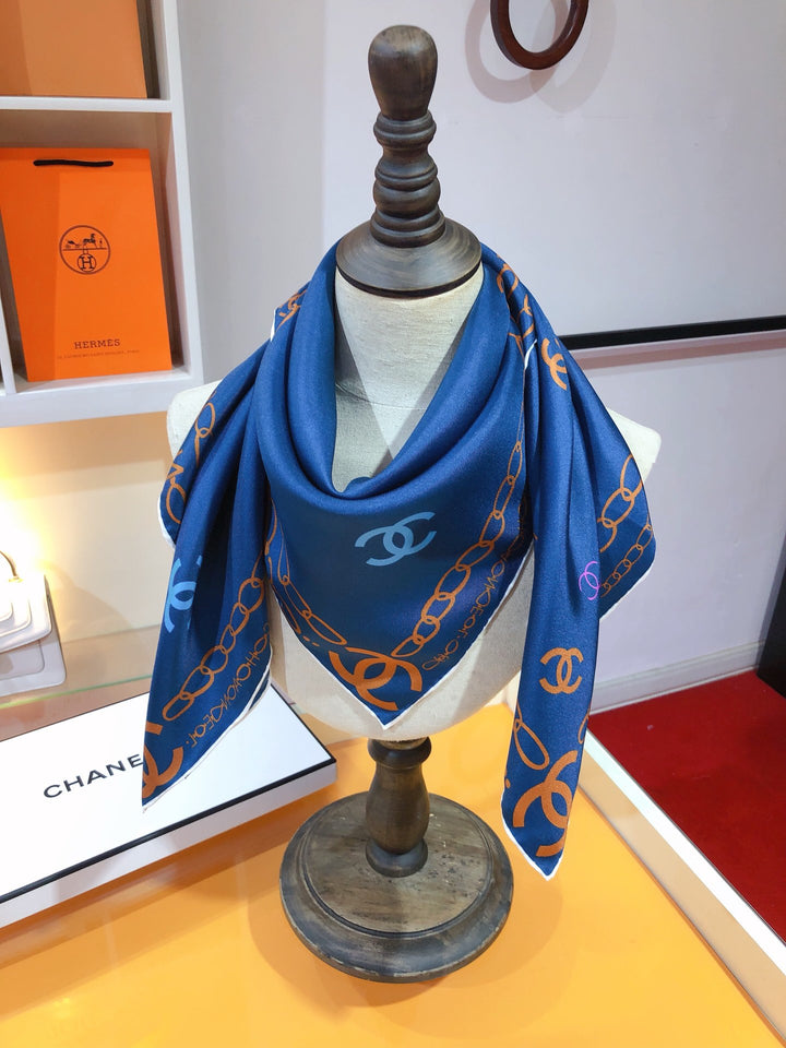 3 Color Monogrammed Fantasy Scarf