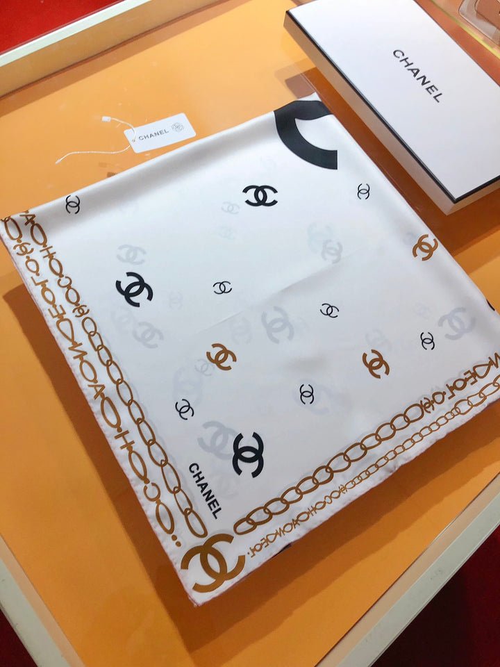 3 Color Monogrammed Fantasy Scarf