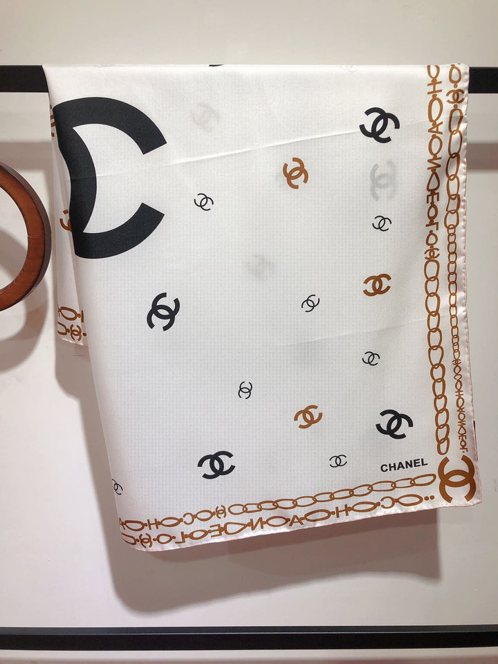 3 Color Monogrammed Fantasy Scarf