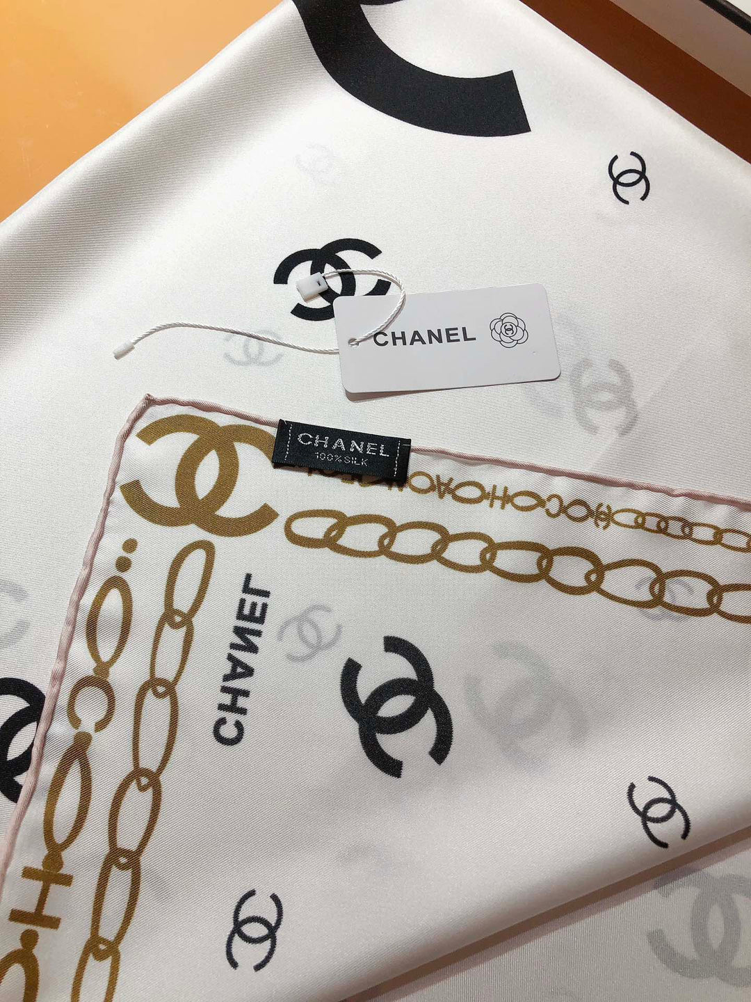 3 Color Monogrammed Fantasy Scarf