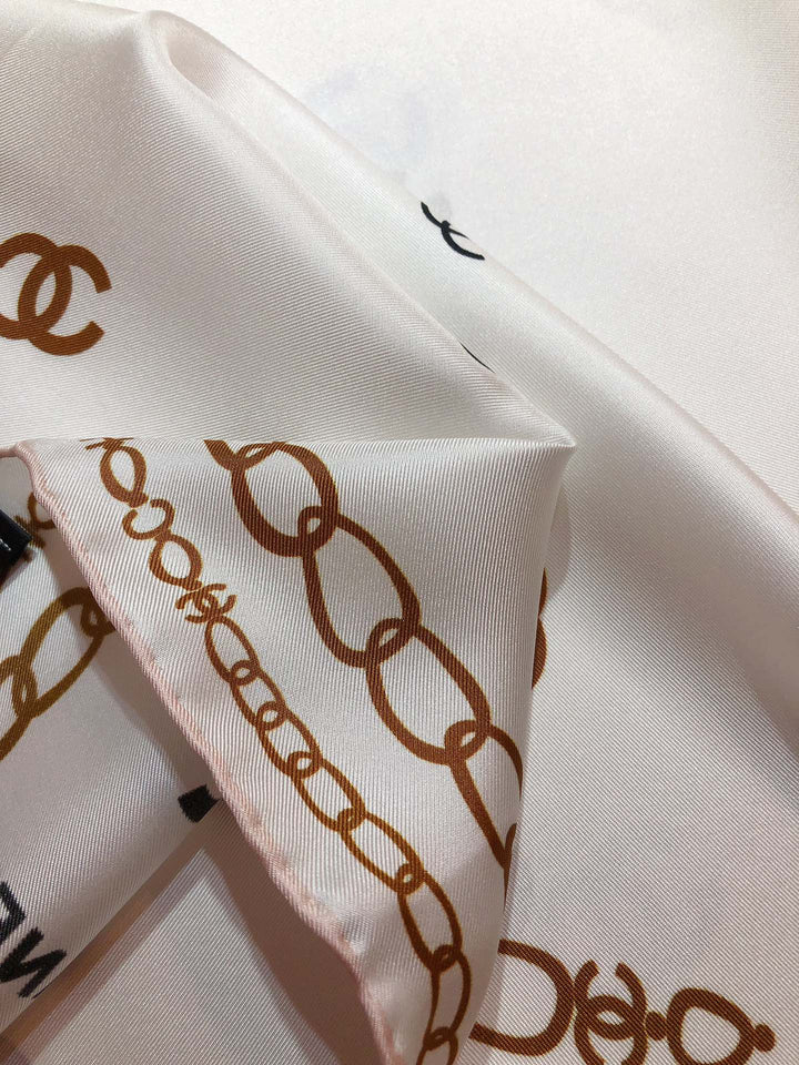 3 Color Monogrammed Fantasy Scarf