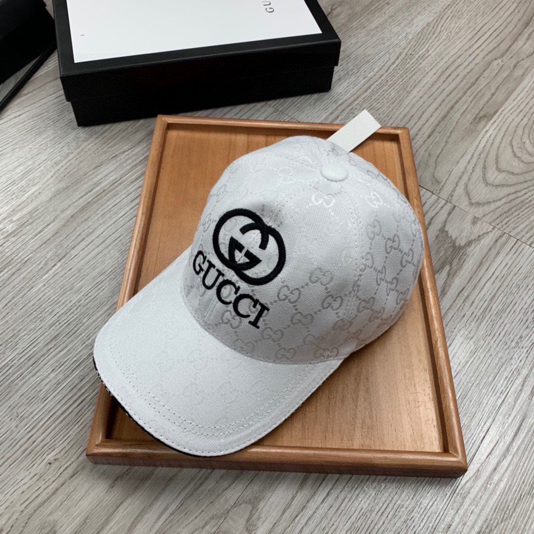 Classic embroidered monogrammed baseball cap