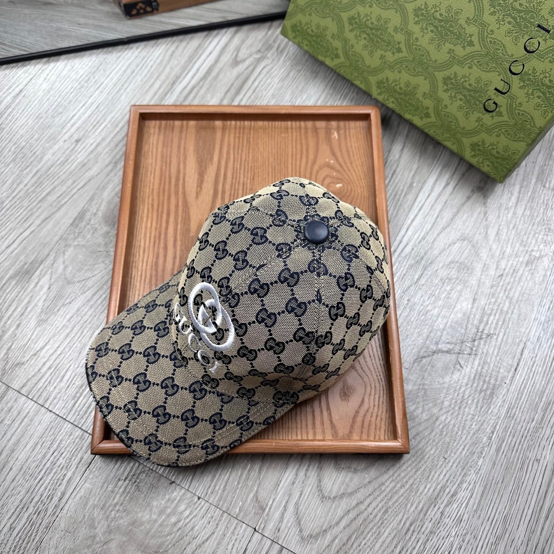 Classic embroidered monogrammed baseball cap