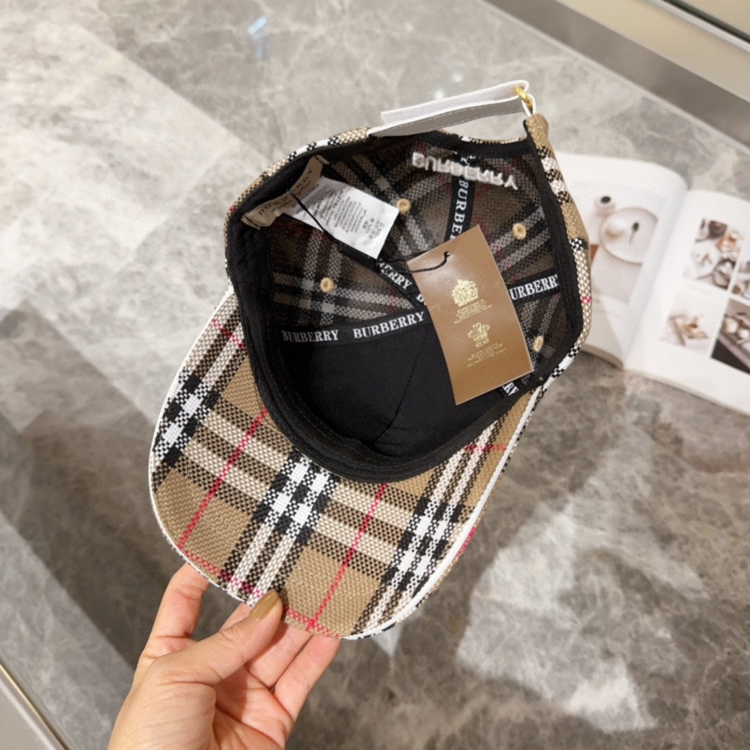 Classic Striped Baseball Cap