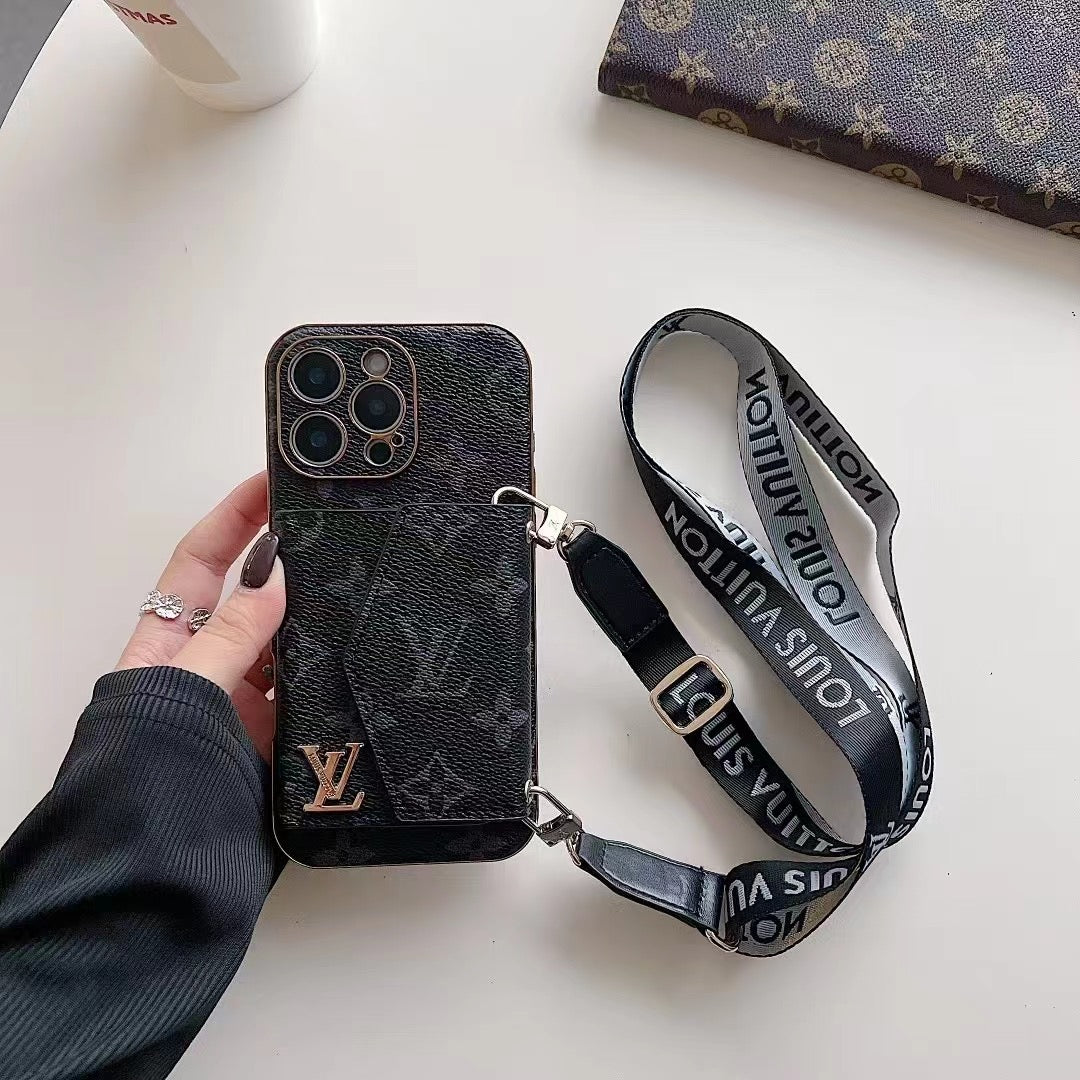 4 styles of cell phone cases with rope