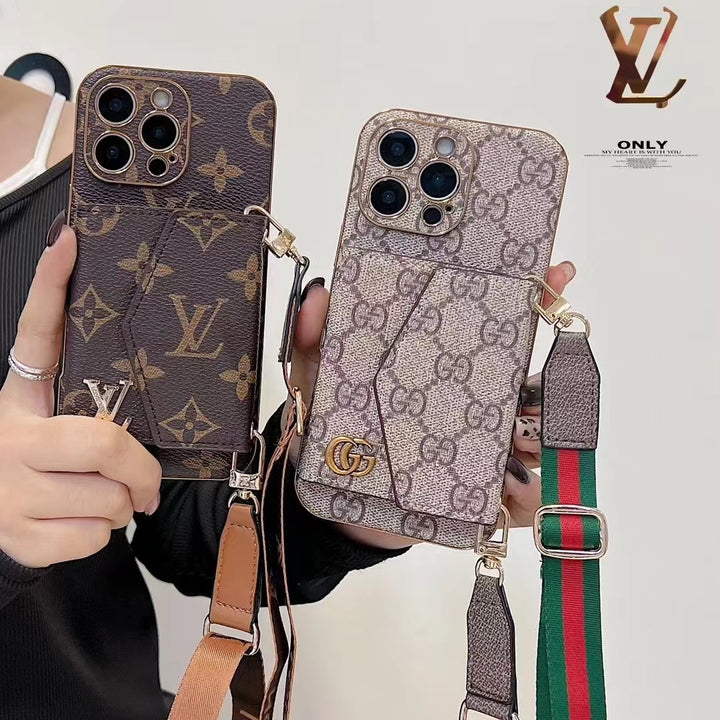4 styles of cell phone cases with rope