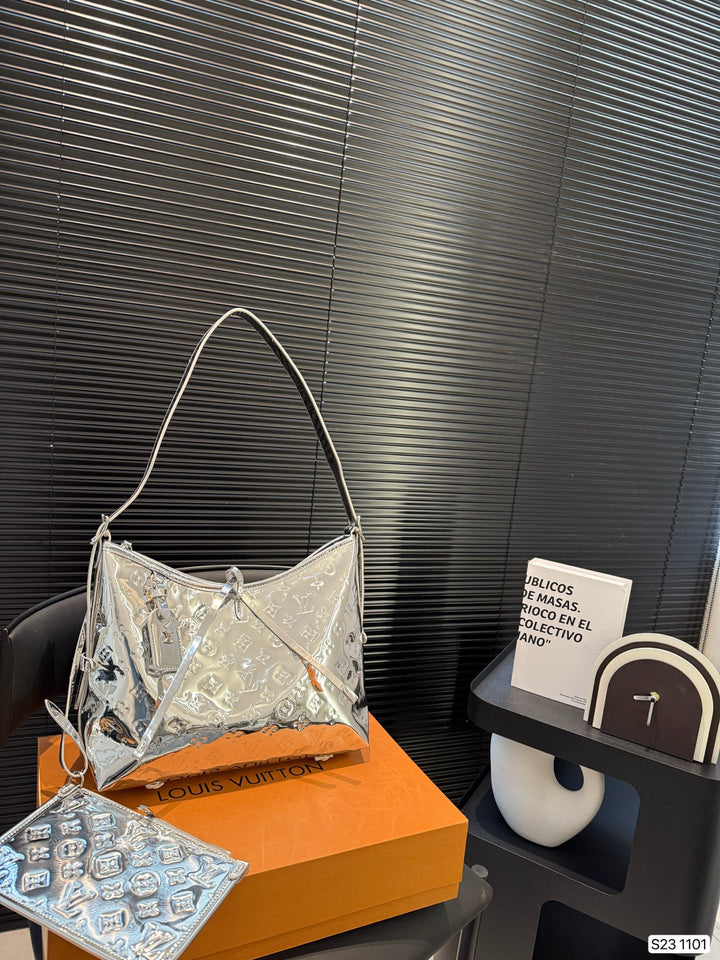 Silver Lustre Tote Bag