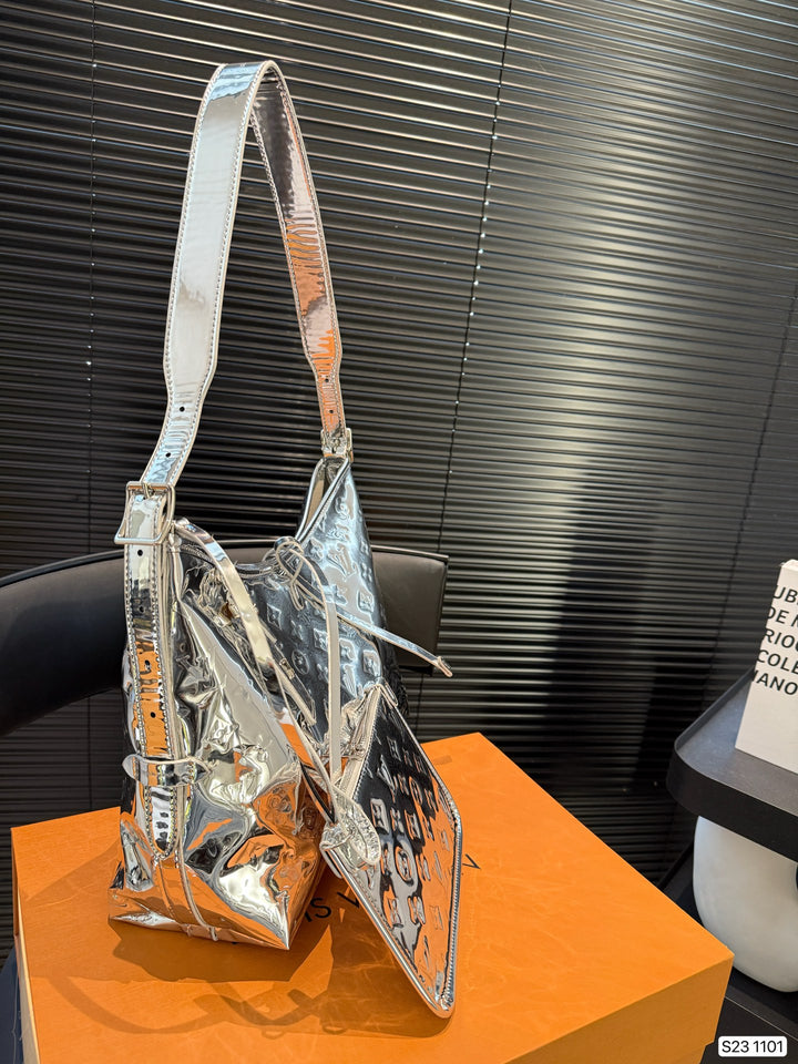 Silver Lustre Tote Bag