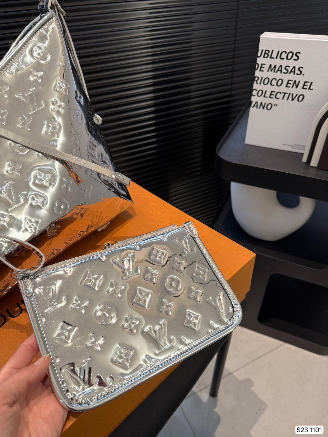 Silver Lustre Tote Bag