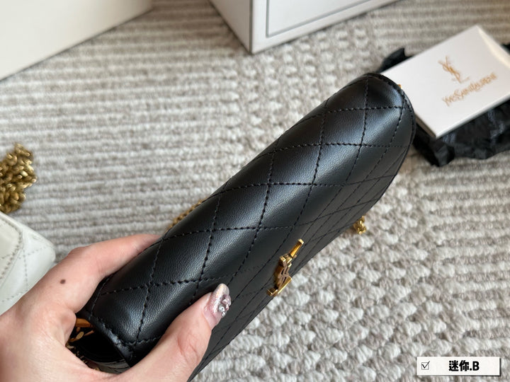 3 Color YS Sheepskin Gold Chain Bag