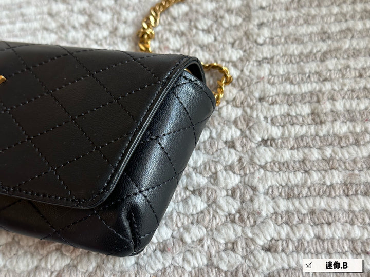 3 Color YS Sheepskin Gold Chain Bag