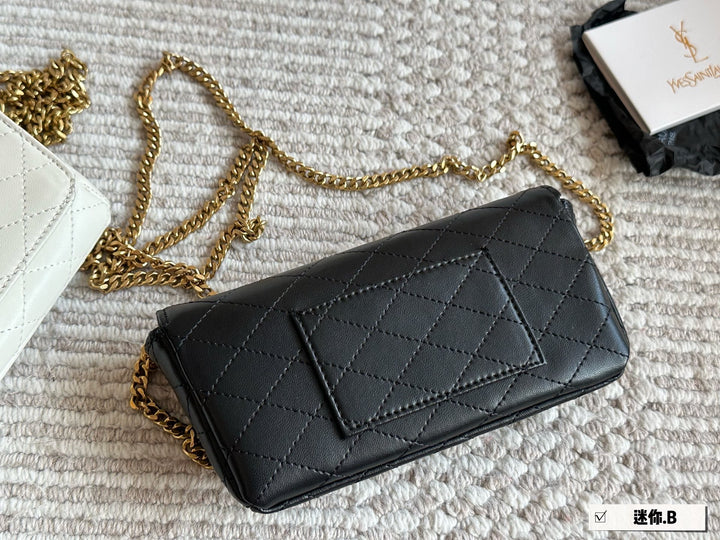 3 Color YS Sheepskin Gold Chain Bag