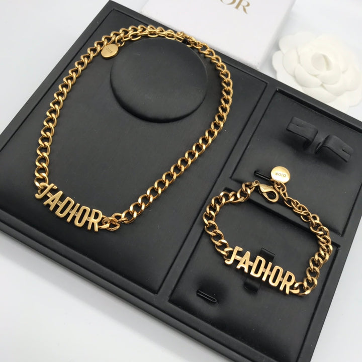 DR Vintage Brass Necklace
