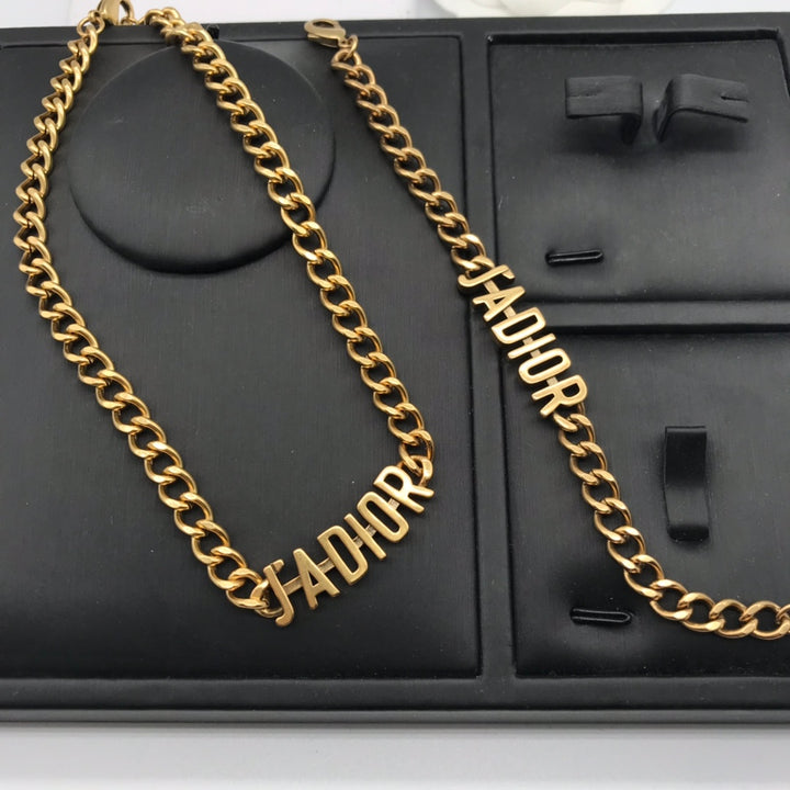 DR Vintage Brass Necklace